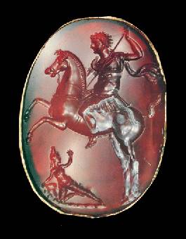 Cameo raffigurante un cavaliere dei Quadi