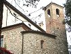 Il complesso della chiesa annessa al castello