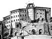 Il palazzo in un disegno datato 15 agosto 1941, dal sito http://lnx.montaltomarche.it