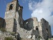 Resti dell'edificio sacro esistente nella cerchia muraria interna del castello.