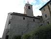 Il campanile della chiesa di S. Crispolto, rimaneggiata nel XVII secolo