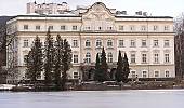 Schloss Leopoldskron with the fortress Hohensalzburg