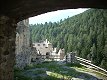 Le pertinenze del castello in corso di manutenzione