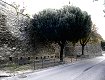 Le mura di Bettona lungo la strada che le circonda