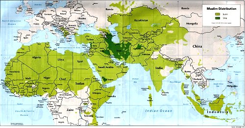 Diffusione Sunniti e Sciti